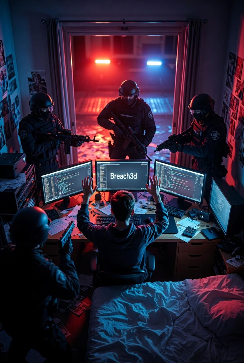 В сети он действовал под именем breach3d.